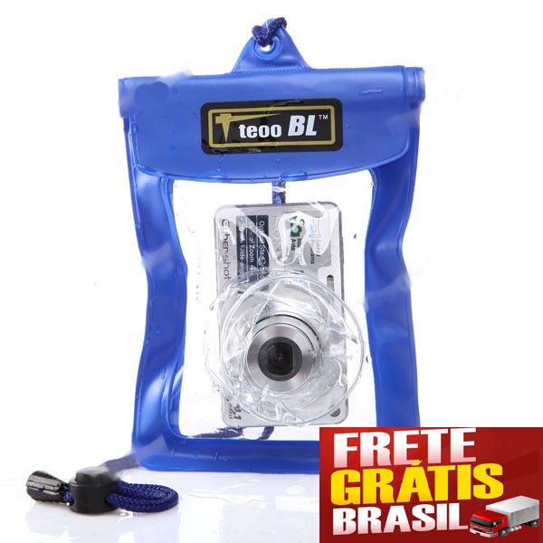 Bolsa portátil à prova D´Água Azul. P/todos modelo